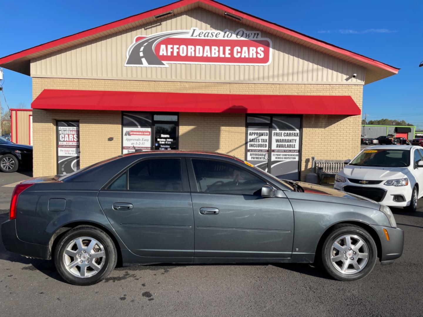 2007 Gray Cadillac CTS (1G6DP577570) with an V6, 3.6 Liter engine, Automatic transmission, located at 8008 Warden Rd, Sherwood, AR, 72120, (501) 801-6100, 34.830078, -92.186684 - Photo#0